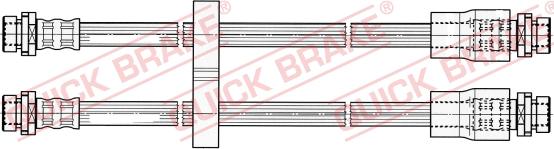 QUICK BRAKE 22.923 - Əyləc şlanqı furqanavto.az