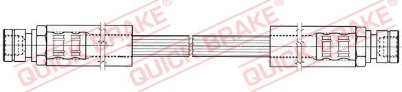 QUICK BRAKE 22.412 - Əyləc şlanqı furqanavto.az