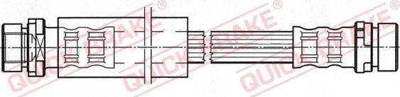 QUICK BRAKE 22.313 - Əyləc şlanqı furqanavto.az