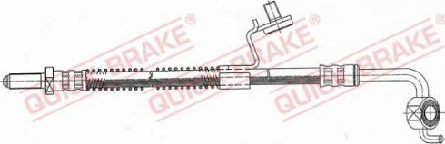 QUICK BRAKE 70.904 - Əyləc şlanqı furqanavto.az