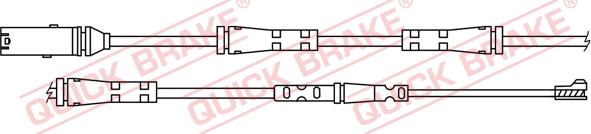 QUICK BRAKE WS 0421 B - Xəbərdarlıq Kontakt, əyləc padinin aşınması furqanavto.az