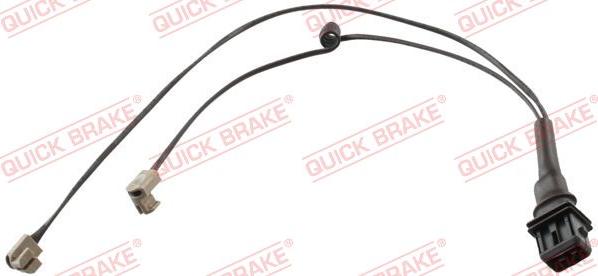 QUICK BRAKE WS 0189 B - Xəbərdarlıq Kontakt, əyləc padinin aşınması furqanavto.az