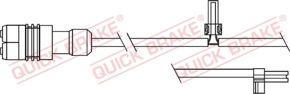 QUICK BRAKE WS 0352 B - Xəbərdarlıq Kontakt, əyləc padinin aşınması furqanavto.az