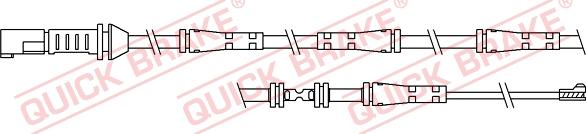 QUICK BRAKE WS 0365 A - Xəbərdarlıq Kontakt, əyləc padinin aşınması furqanavto.az