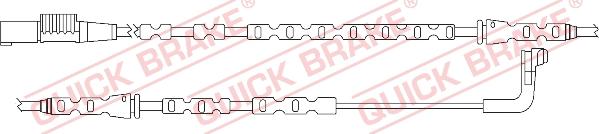 QUICK BRAKE WS 0286 A - Xəbərdarlıq Kontakt, əyləc padinin aşınması furqanavto.az