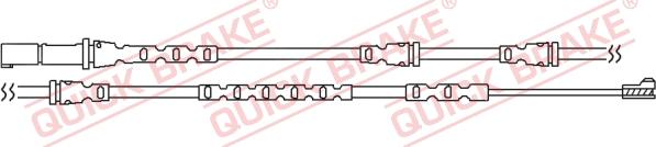 QUICK BRAKE WS 0283 A - Xəbərdarlıq Kontakt, əyləc padinin aşınması furqanavto.az