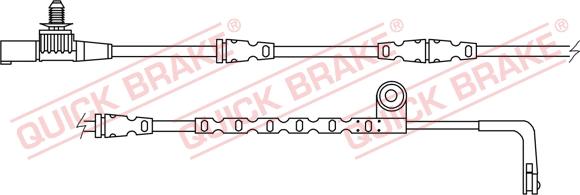 QUICK BRAKE WS 0278 A - Xəbərdarlıq Kontakt, əyləc padinin aşınması furqanavto.az