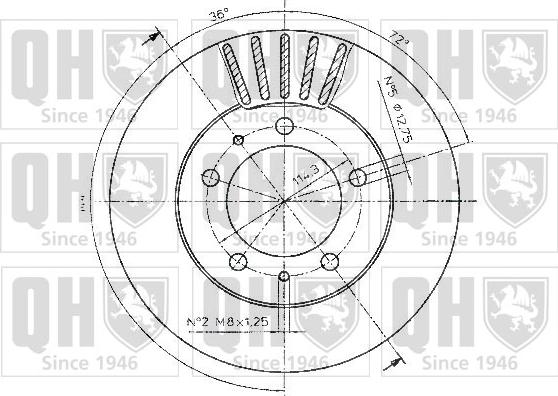 Quinton Hazell BDC4987 - Əyləc Diski furqanavto.az