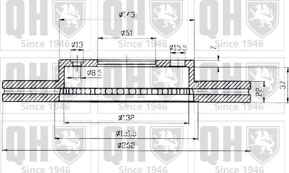 Quinton Hazell BDC4404 - Əyləc Diski furqanavto.az