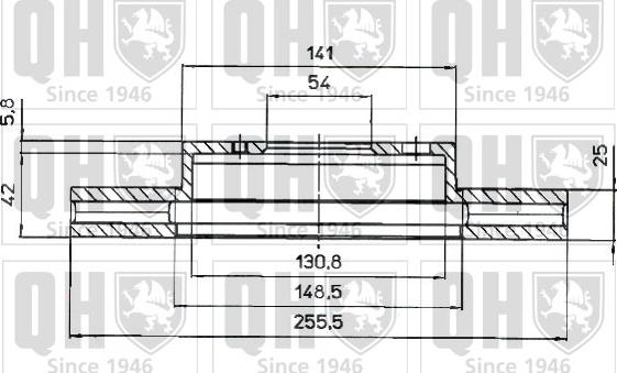 Quinton Hazell BDC4418 - Əyləc Diski furqanavto.az