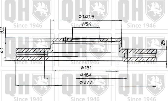 Quinton Hazell BDC4423 - Əyləc Diski furqanavto.az