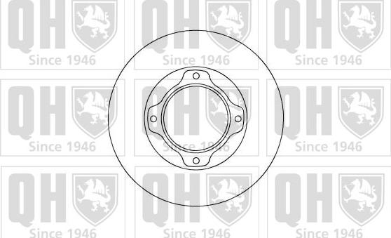 Quinton Hazell BDC4617 - Əyləc Diski furqanavto.az