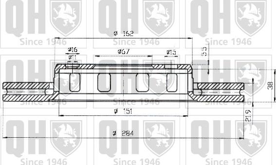 Quinton Hazell BDC4638 - Əyləc Diski furqanavto.az