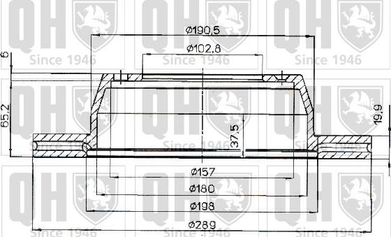 Quinton Hazell BDC4144 - Əyləc Diski furqanavto.az