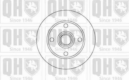 Quinton Hazell BDC4126 - Əyləc Diski furqanavto.az