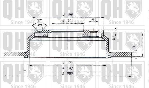 Quinton Hazell BDC4840 - Əyləc Diski furqanavto.az