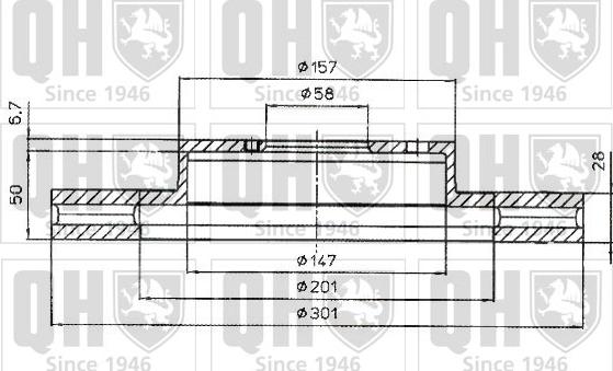 Quinton Hazell BDC4857 - Əyləc Diski furqanavto.az