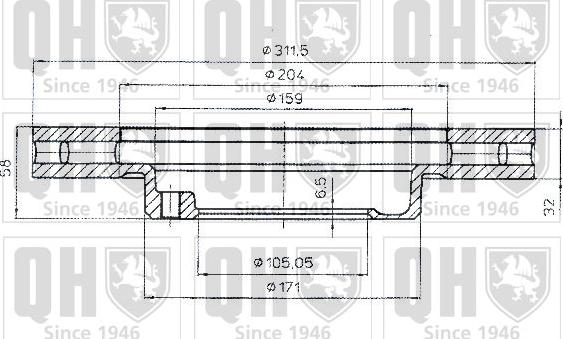 Quinton Hazell BDC4803 - Əyləc Diski furqanavto.az