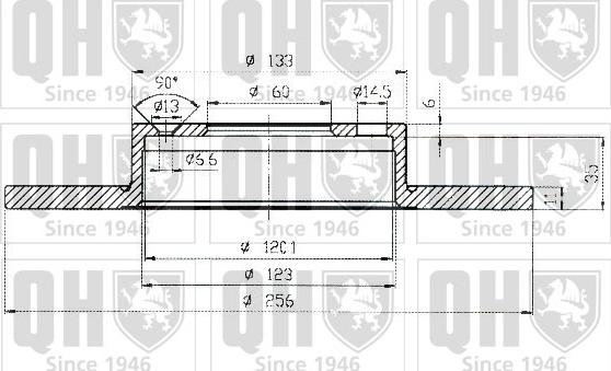 Quinton Hazell BDC4812 - Əyləc Diski furqanavto.az