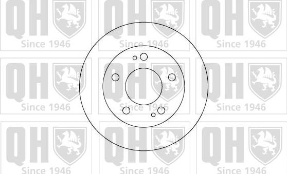 Quinton Hazell BDC4384 - Əyləc Diski furqanavto.az