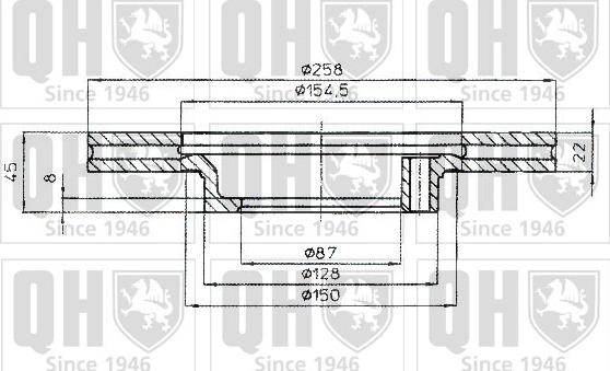 Quinton Hazell BDC4385 - Əyləc Diski furqanavto.az