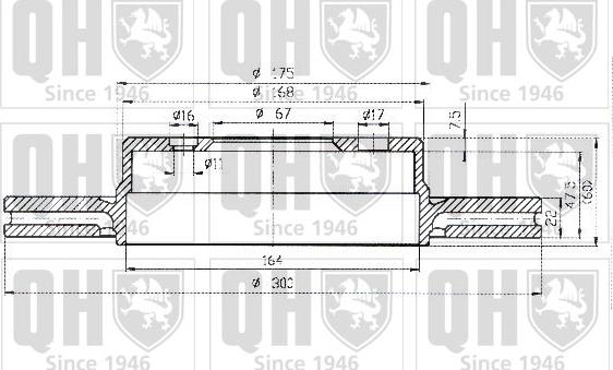 Quinton Hazell BDC4380 - Əyləc Diski furqanavto.az