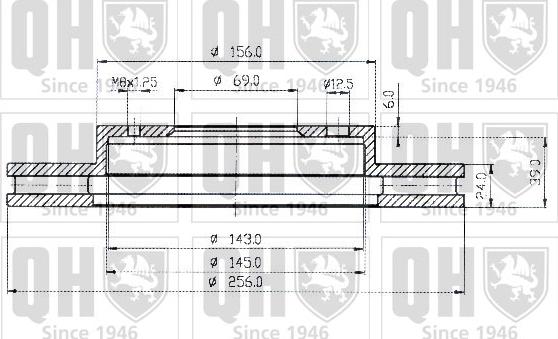 Quinton Hazell BDC4383 - Əyləc Diski furqanavto.az