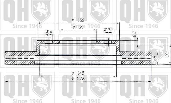 Quinton Hazell BDC4382 - Əyləc Diski furqanavto.az