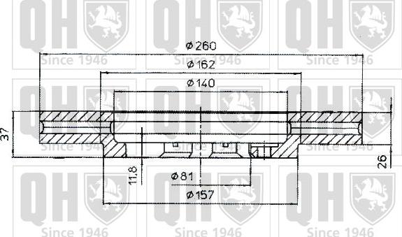 Quinton Hazell BDC4247 - Əyləc Diski furqanavto.az