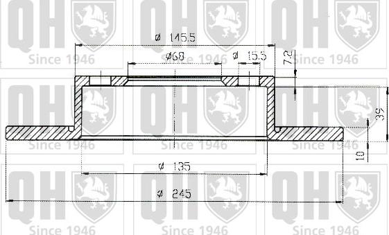 Quinton Hazell BDC4754 - Əyləc Diski furqanavto.az