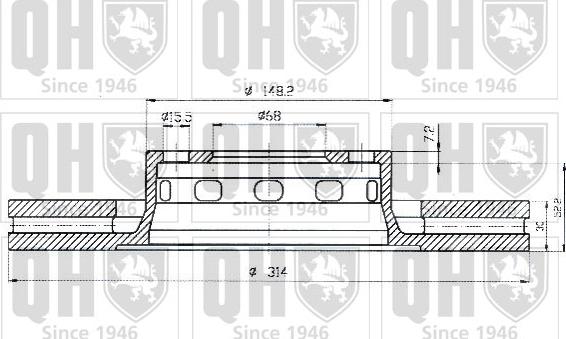 Quinton Hazell BDC4788 - Əyləc Diski furqanavto.az