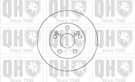 Quinton Hazell BDC5093 - Əyləc Diski furqanavto.az