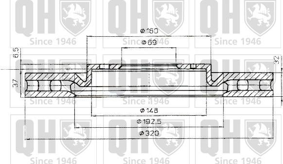 Quinton Hazell BDC5064 - Əyləc Diski furqanavto.az