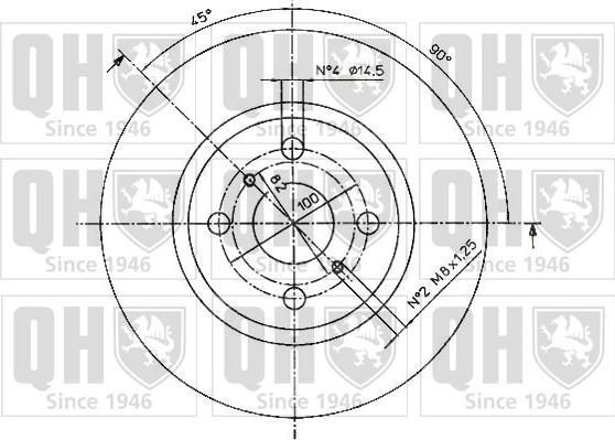 Quinton Hazell BDC5084 - Əyləc Diski furqanavto.az