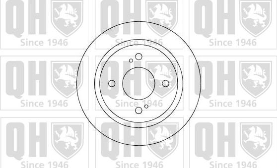 Quinton Hazell BDC5072 - Əyləc Diski furqanavto.az