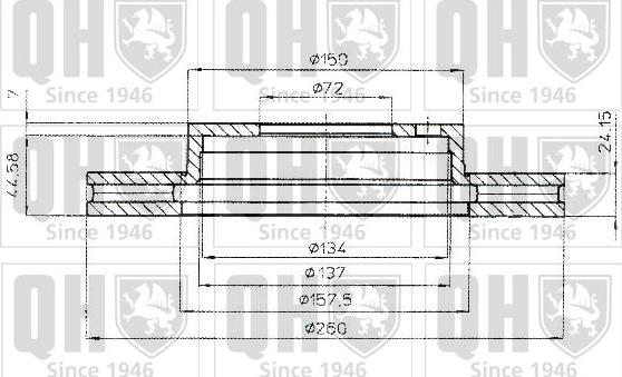 Quinton Hazell BDC5156 - Əyləc Diski furqanavto.az