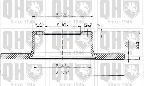 Quinton Hazell BDC1060 - Əyləc Diski furqanavto.az