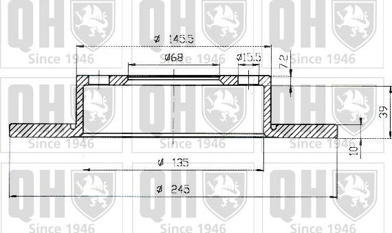 Quinton Hazell BDC3932 - Əyləc Diski furqanavto.az