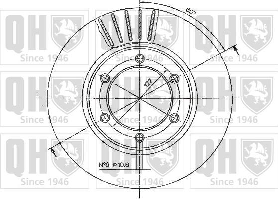 Quinton Hazell BDC3927 - Əyləc Diski furqanavto.az