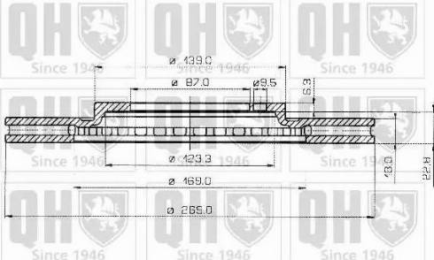 Quinton Hazell BDC3506 - Əyləc Diski furqanavto.az