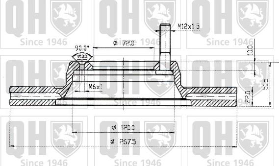 Quinton Hazell BDC3502 - Əyləc Diski furqanavto.az