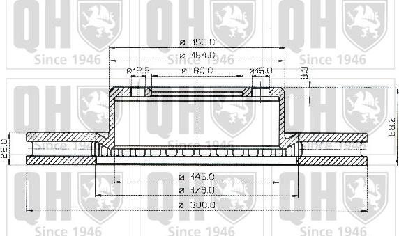 Quinton Hazell BDC3507 - Əyləc Diski furqanavto.az