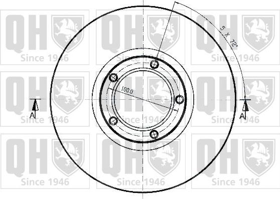 Quinton Hazell BDC3519 - Əyləc Diski furqanavto.az