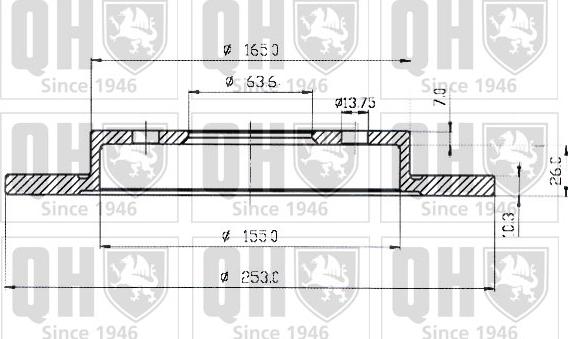 Quinton Hazell BDC3518 - Əyləc Diski furqanavto.az