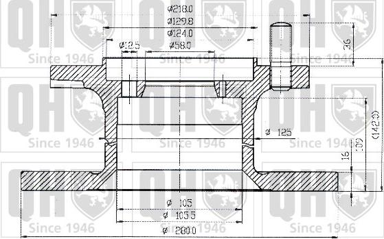 Quinton Hazell BDC3513 - Əyləc Diski furqanavto.az