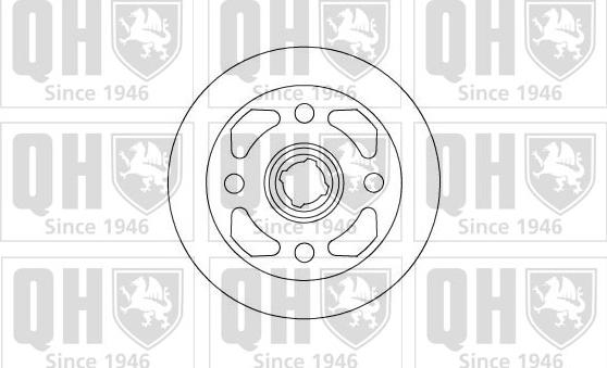 Quinton Hazell BDC3586 - Əyləc Diski furqanavto.az