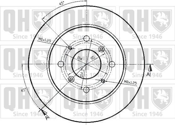 Quinton Hazell BDC3574 - Əyləc Diski furqanavto.az