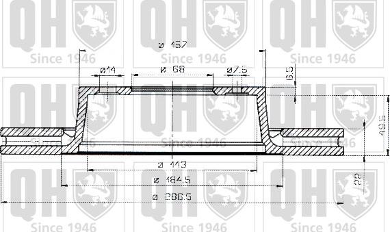 Quinton Hazell BDC3570 - Əyləc Diski furqanavto.az