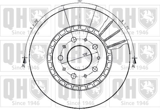 Quinton Hazell BDC3570 - Əyləc Diski furqanavto.az