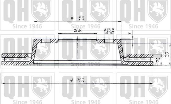 Quinton Hazell BDC3634 - Əyləc Diski furqanavto.az